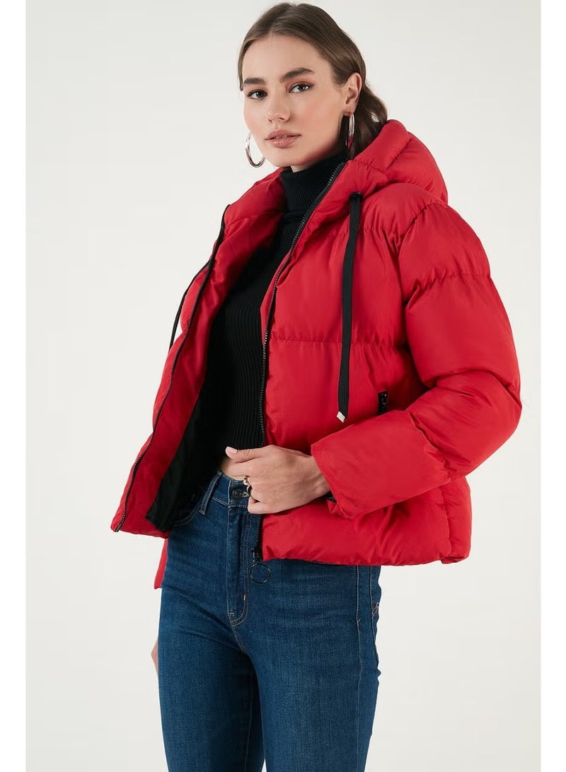 Lela Pocket Hooded Regular Fit Puffer Coat Women's Coat 640Y002 - Image 1